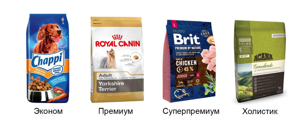 dryfood Сухие корма делятся по цене: от самых дешёвых кормов эконом класса до дорогих холистиков