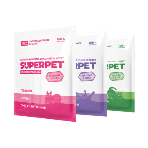 Влажное натуральное питание SUPERPET - SUPERPET