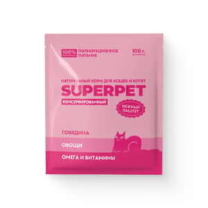 Говядина для кошек. Паштет