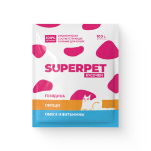 Говядина для кошек. Кусочки