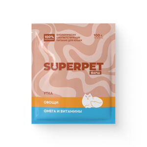 Утка для кошек. Фарш