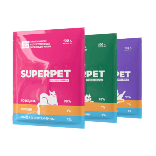 Замороженное натуральное питание SUPERPET - SUPERPET