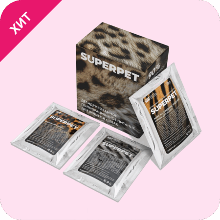 Стартовый набор дегидрированного корма для кошек - SUPERPET